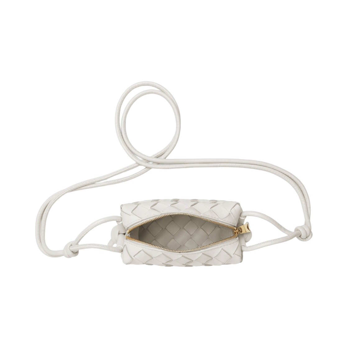 보테가 베네타 캔디 루프 카메라백 화이트(Bottega Veneta Candy Loop Camera Bag White) - 3