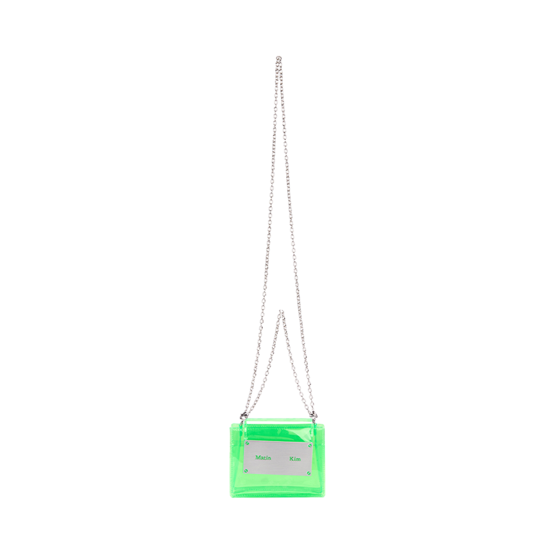 MK2335BG031M0GN Matin Kim Accordion Jelly Mini Bag Green