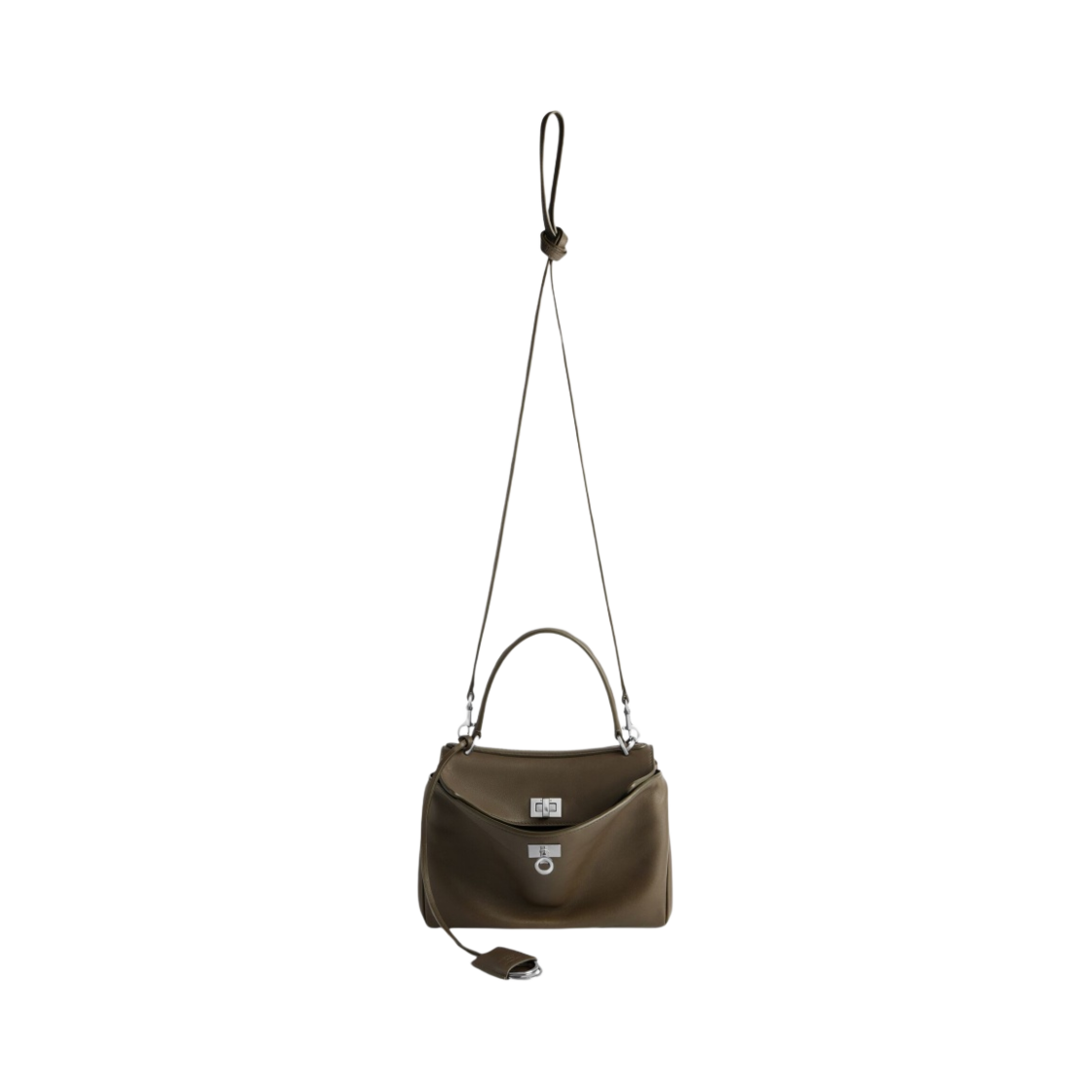 발렌시아가 로데오 미니 핸드백 다크 그린(Balenciaga Rodeo Mini Handbag Dark Green) - 4