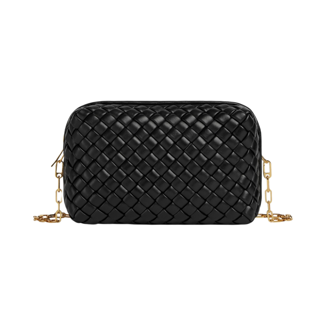 보테가 베네타 패딩 루프백 카메라 백 블랙(Bottega Veneta Padded Loop Camera Bag Black) - 1