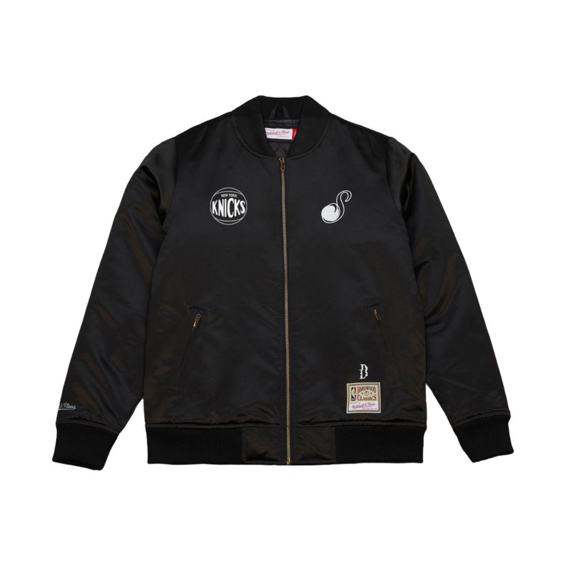 미첼앤네스 x 슈가 글리치 봄버 뉴욕 닉스 블랙(Mitchell & Ness x Suga Glitch Bomber New York Knicks Black) - 2