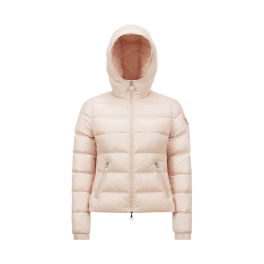 (W) Moncler Gles Hooded Short Down Jacket Rose Pink - 25SS