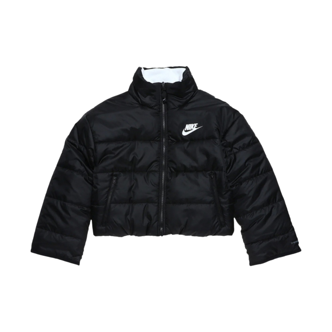 (W) 나이키 NSW 써마핏 리펠 리버시블 자켓 블랙 화이트 - US/EU((W) Nike NSW Thema-Fit Repel Reversible Jacket Black White - US/EU) - 1