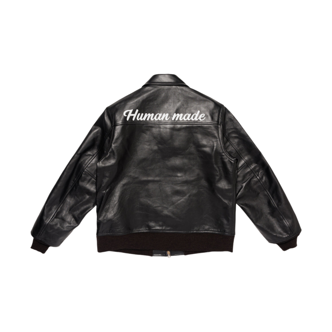 휴먼 메이드 레더 자켓 블랙(Human Made Leather Jacket Black) - 2