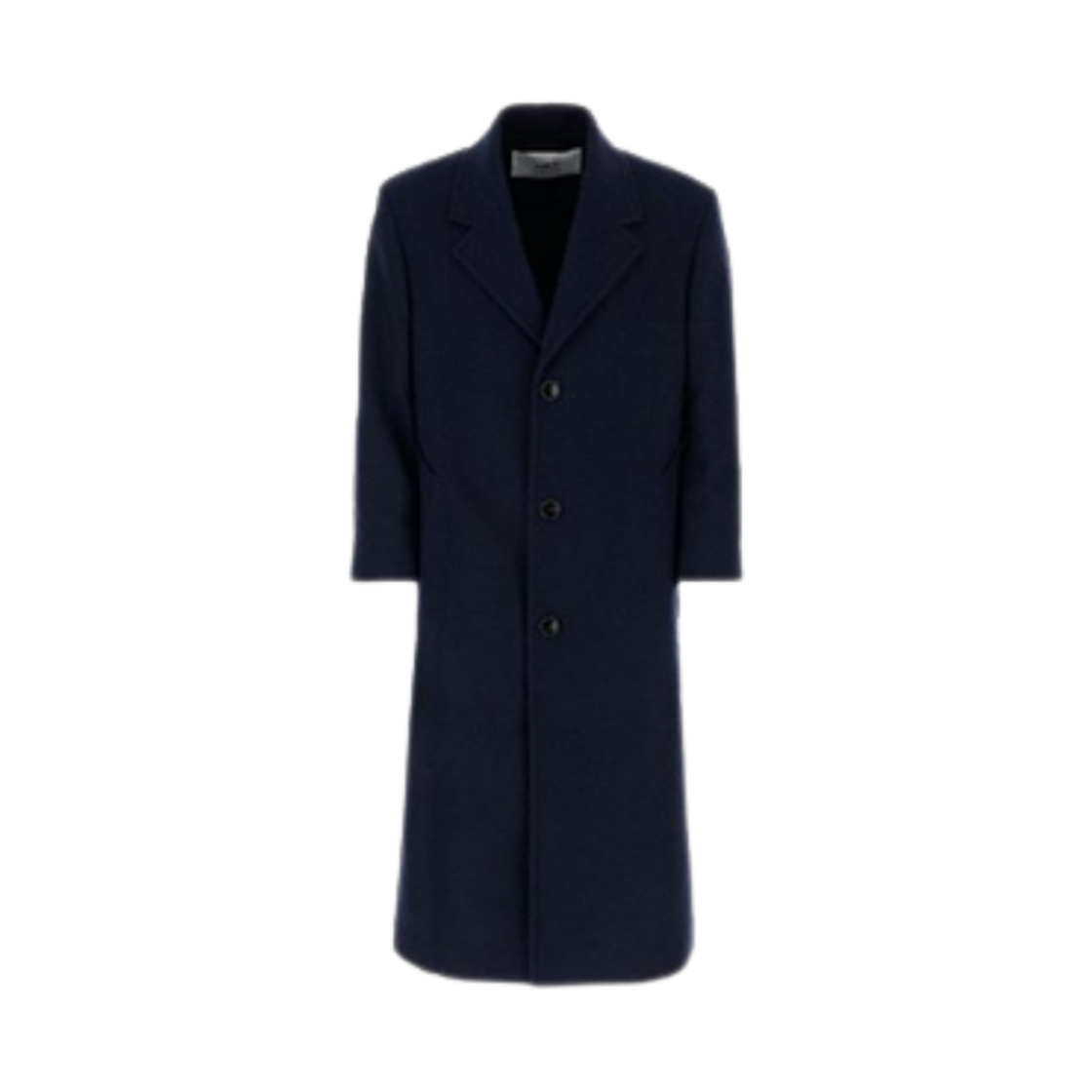 HCO307-WV0016-430 AMI Oversized Wool Coat Night Blue