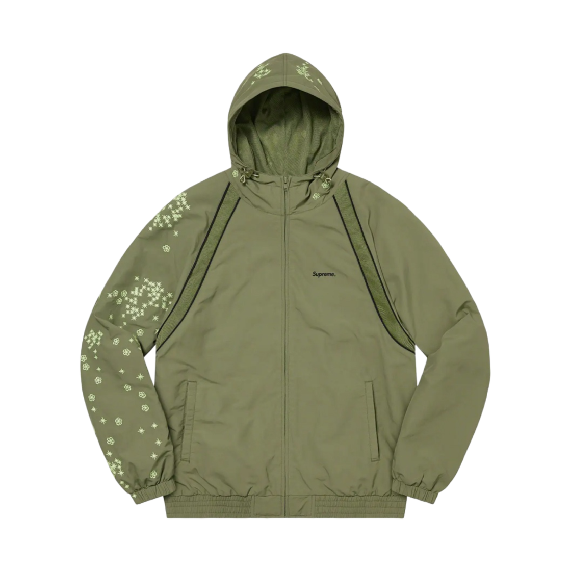 슈프림 AOI 글로우 인 더 다크 트랙 자켓 올리브 - 22SS(Supreme AOI Glow in the Dark Track Jacket Olive - 22SS) - 3