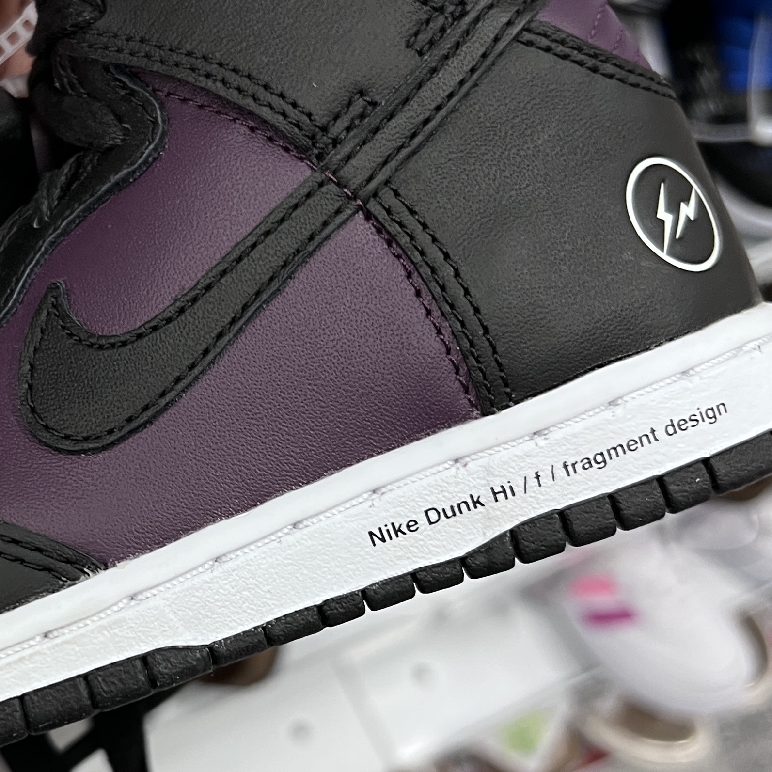 (PS) Nike x Fragment Dunk High Black 착용 스타일