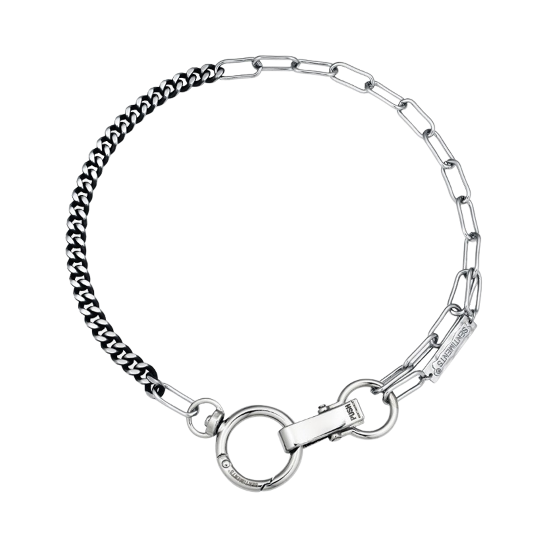 센티멍 넘버 304 네클리스 실버