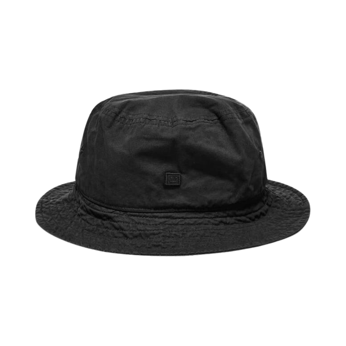 C40202-900 Acne Studios Cotton Embroidered Bucket Hat Black