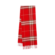 Burberry Classic Check Cashmere Muffler Red