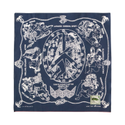 Kapital Fastcolor Selvedge Bandana Yobai Navy