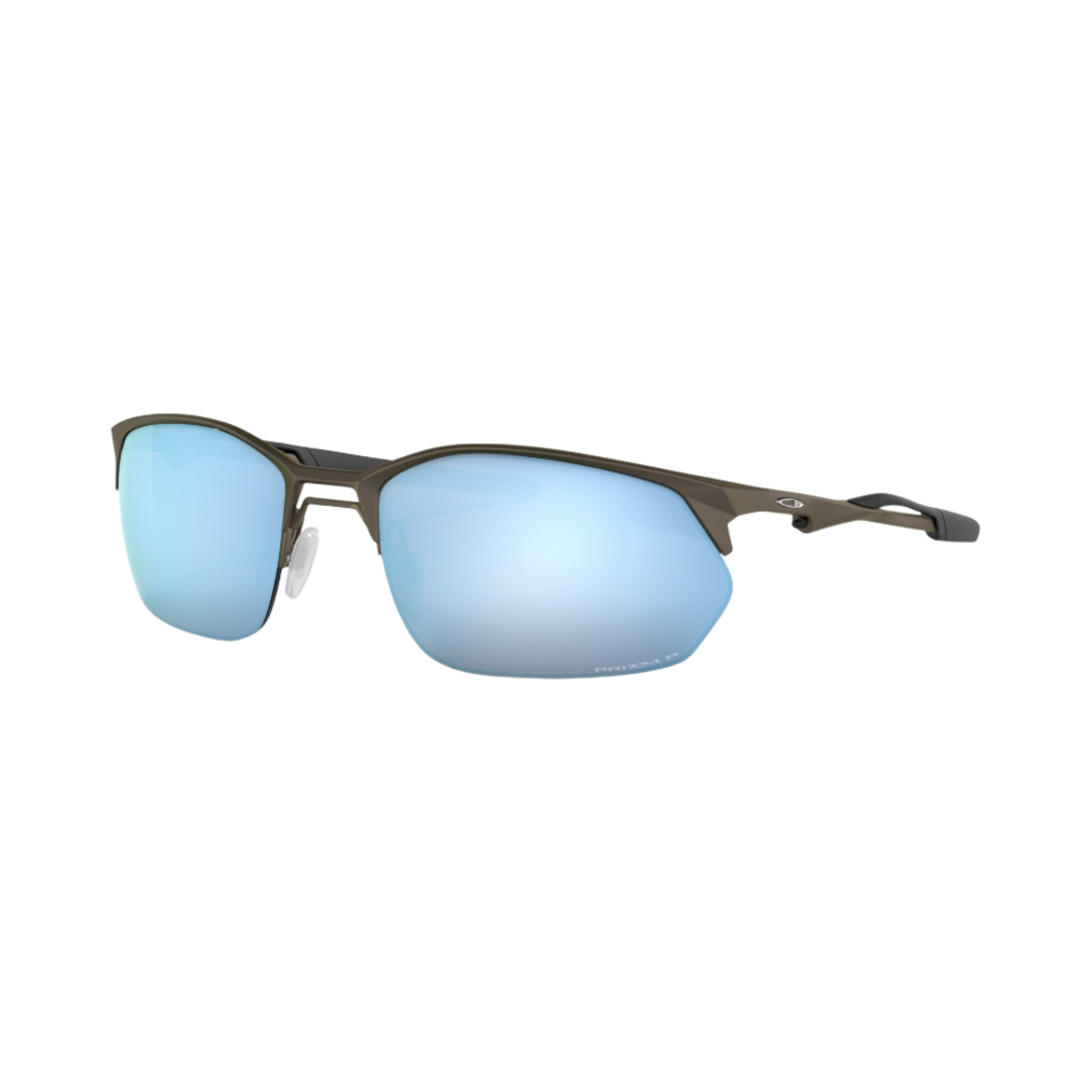 오클리 와이어 탭 2.0 새틴 리드 프레임 프리즘 딥 워터 폴러라이즈드 렌즈 내로우 핏(Oakley Wire Tap 2.0 Satin Lead Frame Prizm Deep Water Polarized Lenses Narrow Fit) - 1