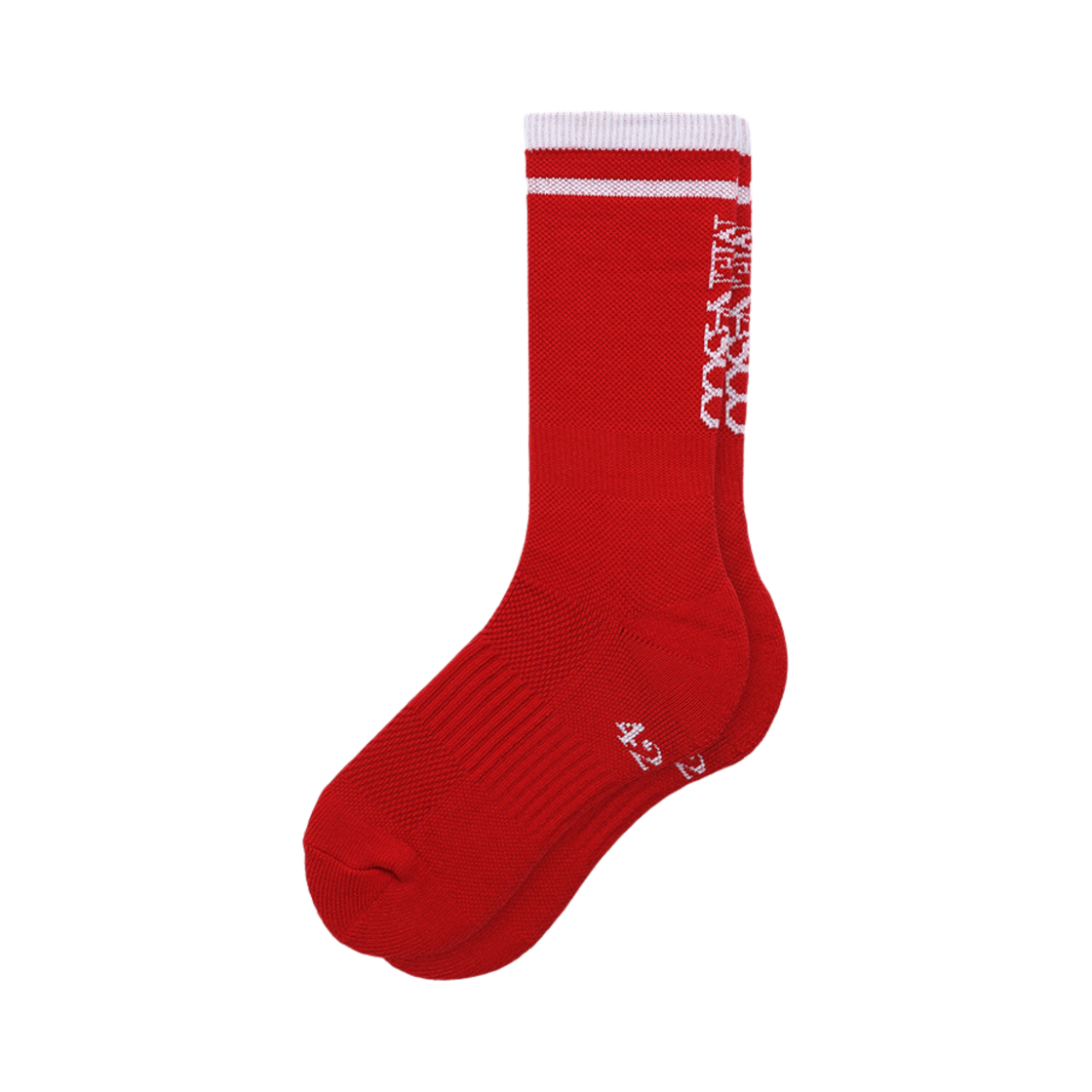 MCA3A00303 Menasoo Running Crew Flogger Fit Socks_Long Red