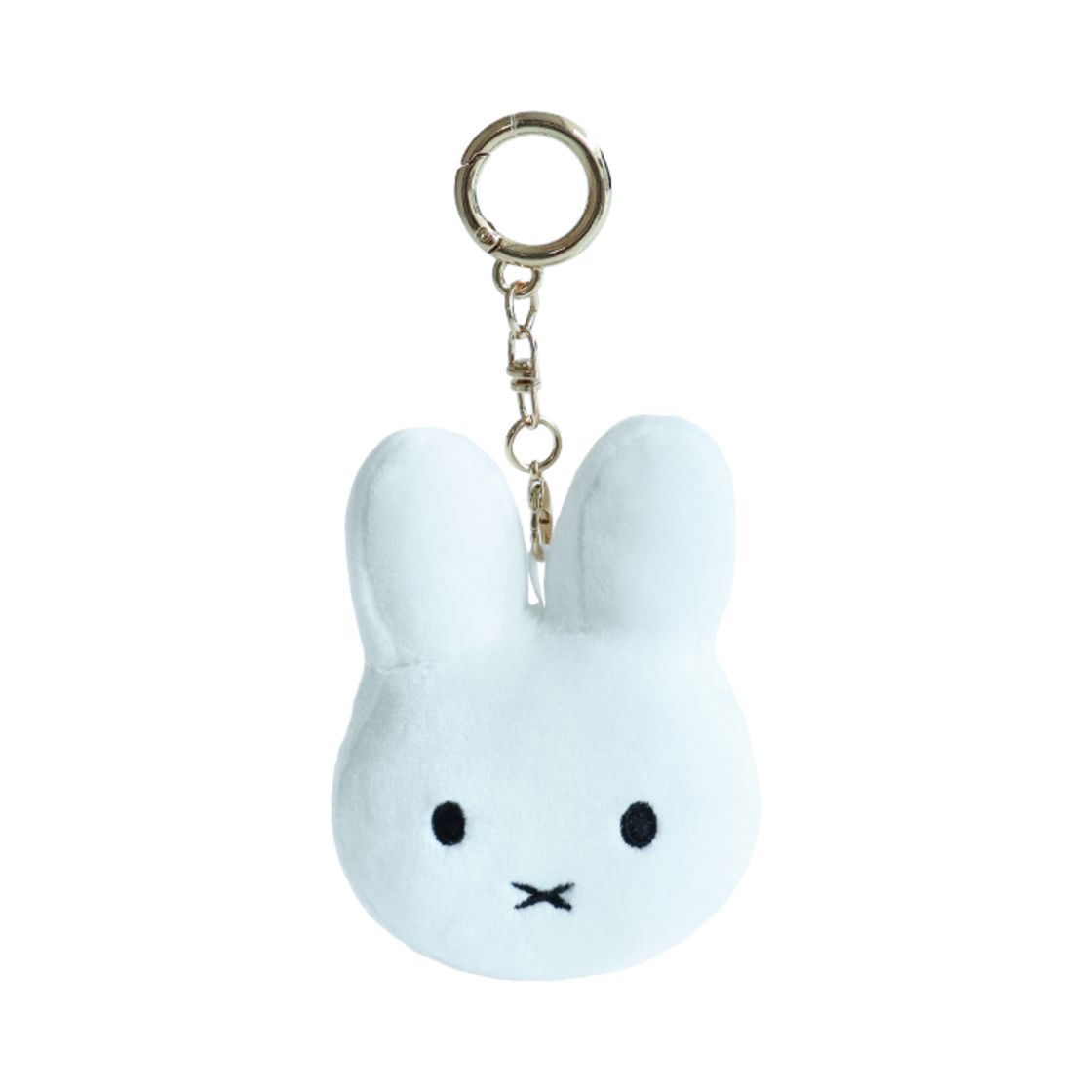 2892-100 Many a Little Miffy Face Key Ring White