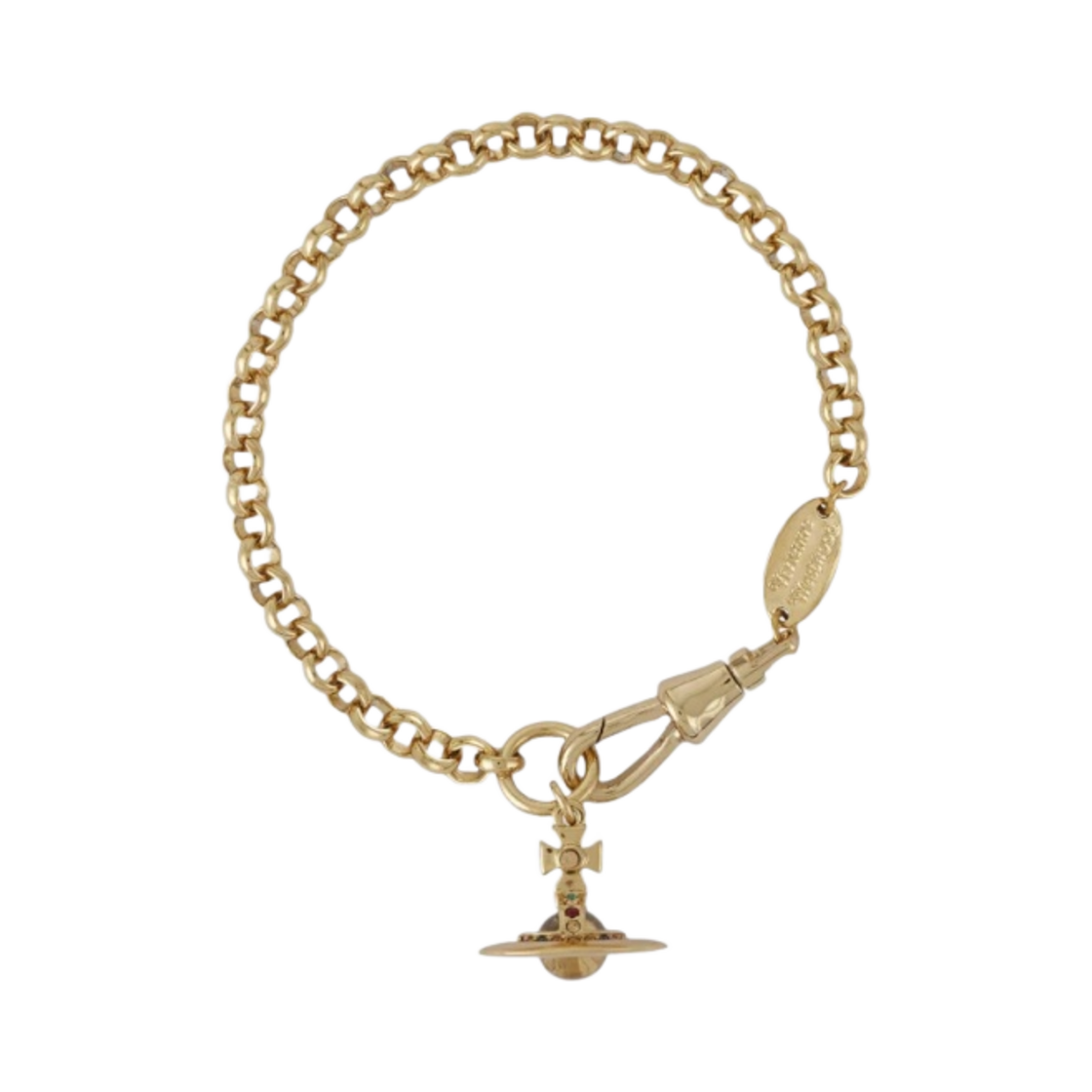 비비안 웨스트우드 뉴 쁘띠 오브 브레이슬릿 골드(Vivienne Westwood New Petite Orb Bracelet Gold) - 1