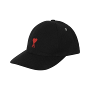 AMI de Coeur Baseball Cap Black - 20FW