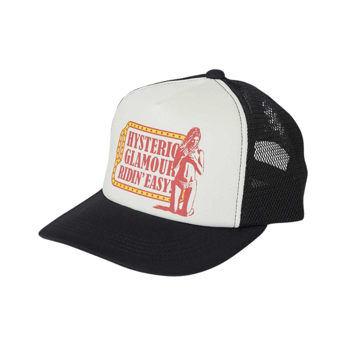 02251QH04 Hysteric Glamour Ridin Easy Mesh Cap Black
