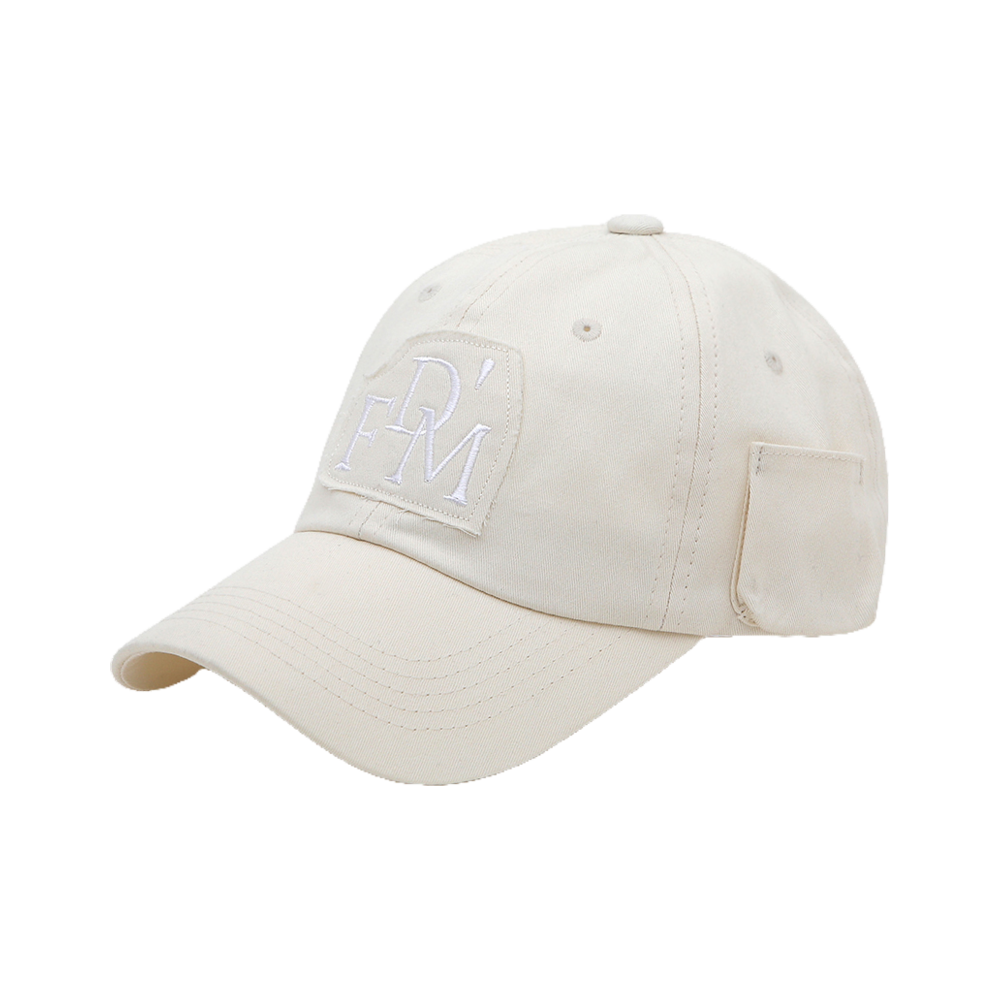 돈포겟미 원톤 패치 볼캡 베이지(DONTFORGETME One Tone Patch Strap Ivory)