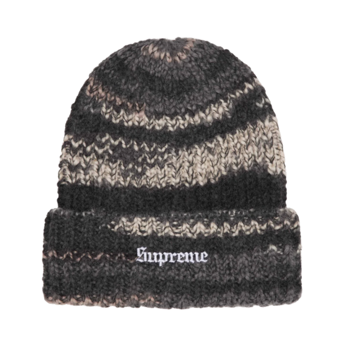 24FW Supreme Big Stripe Beanie Navy 新品 Supreme Big Stripe Beanie (FW24) - $40