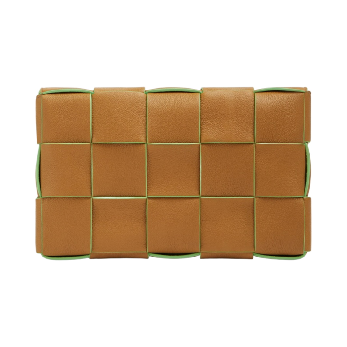 보테가 베네타 그레인드 레더 카세트 크로스바디백 카라멜 피스타치오(Bottega Veneta Grained Leather Cassette Crossbody Bag Caramel Pistachio) - 4