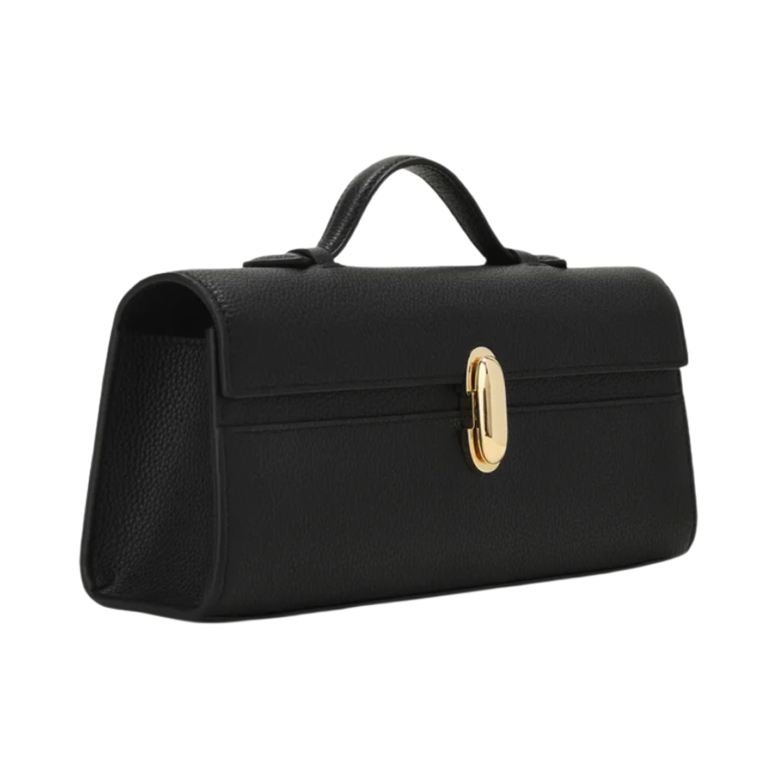 사베트 슬림 시메트리 포쉐트 그레인드 카프스킨 레더 블랙(Savette Slim Symmetry Pochette in Grained Calfskin Leather Black) - 2