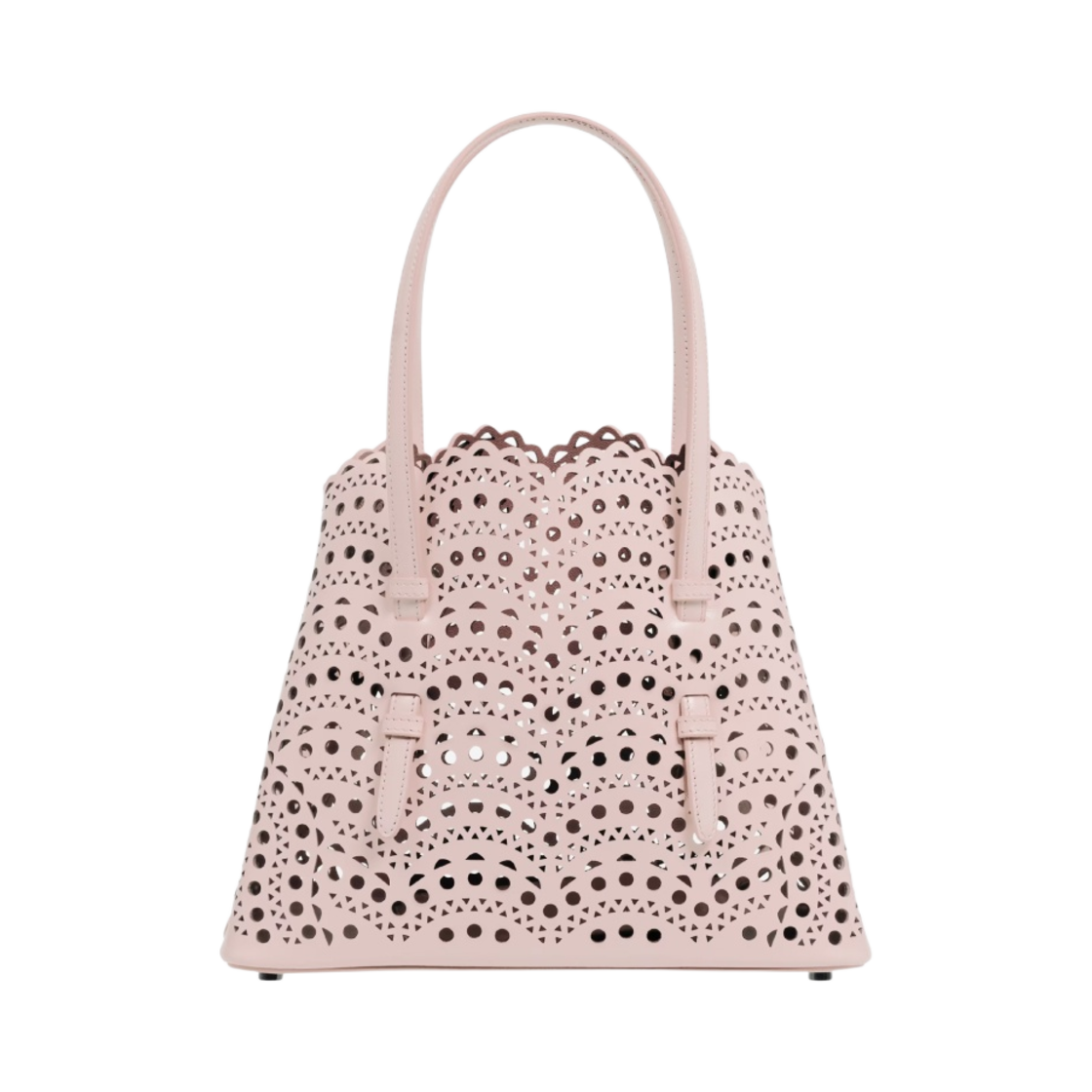 알라이아 비엔 웨이브 럭스 카프스킨 미나 25 백 핑크(Alaia Mina 25 Bag in Vienne Wave Lux Calfskin Pink) - 1