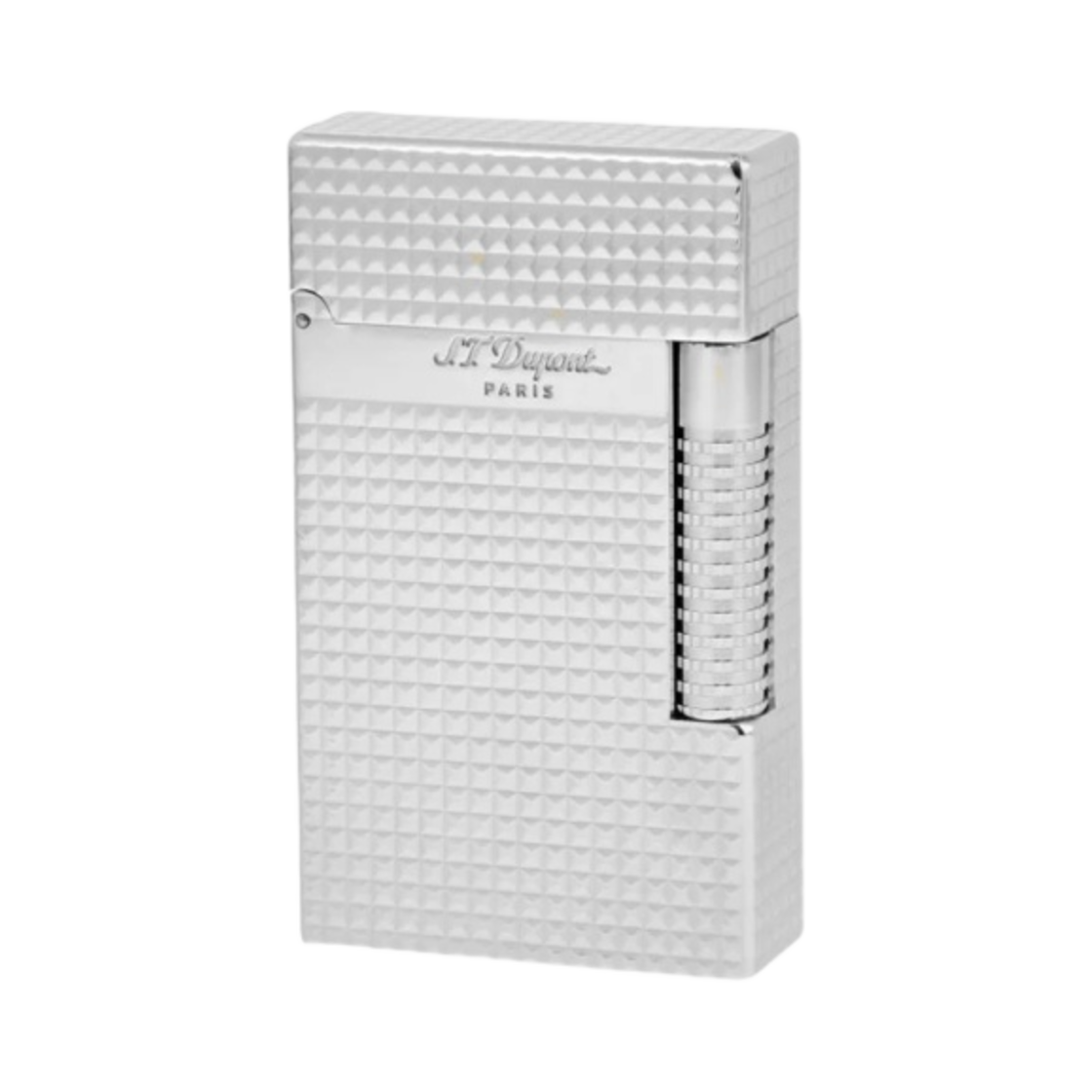 S.T. 듀퐁 뉴 르 그랜드 듀퐁 팔라디움 다이아몬드 헤드 라이터 퍼펙트 핑 실버(S.T. Dupont New Le Grand Dupont Palladium Diamond Head Lighter Perfect Ping Silver)