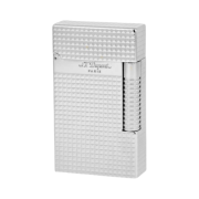 S.T. Dupont New Le Grand Dupont Palladium Diamond Head Lighter Perfect Ping Silver