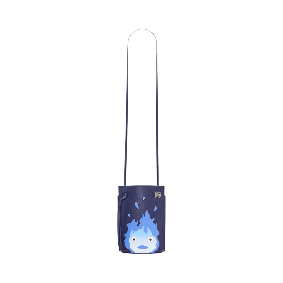 로에베 x 하울의 움직이는 성 캘시퍼 다이스 포켓 클래식 카프스킨 마린(Loewe x Howl's Moving Castle Calcifer Dice Pocket in Classic Calfskin Marine) - 5