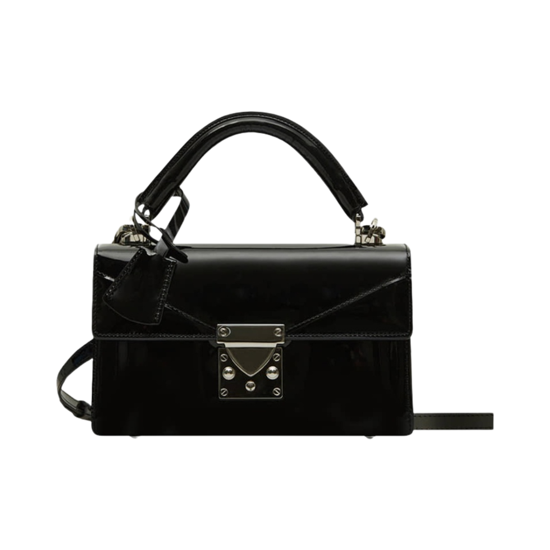 라플라 미니미 백 페이턴트 블랙(Lapla Minimi Bag Patent Black)