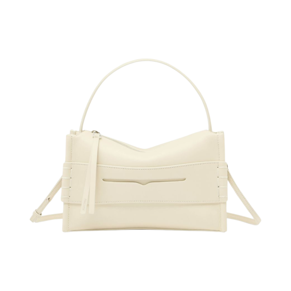 HB0716LA0360002 JW Anderson Loafer Leather Shoulder Bag Off White