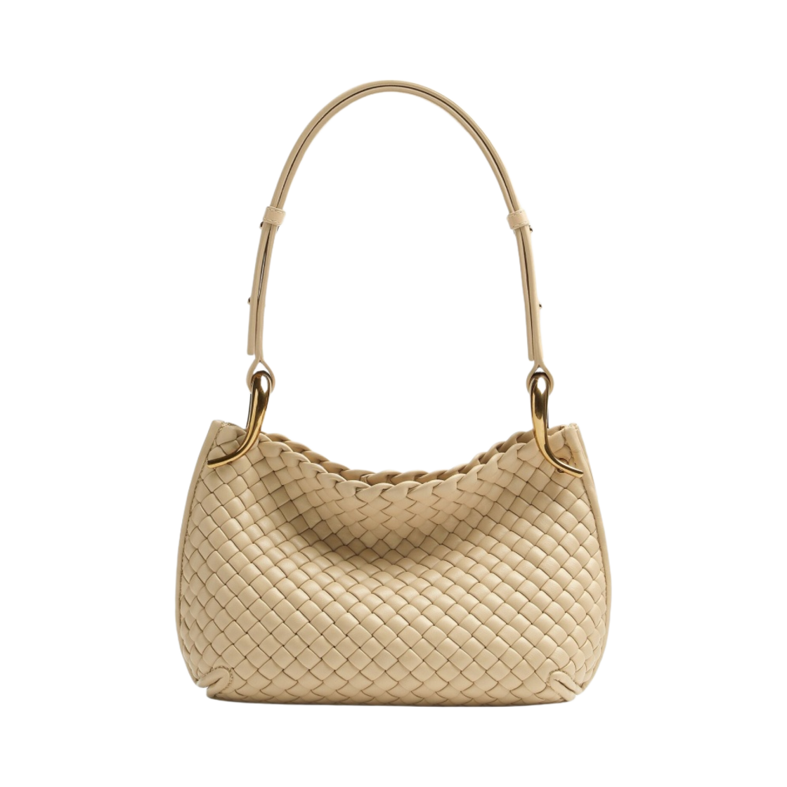보테가 베네타 스몰 클리커 숄더백 포리지(Bottega Veneta Small Clicker Shoulder Bag Porridge) - 1