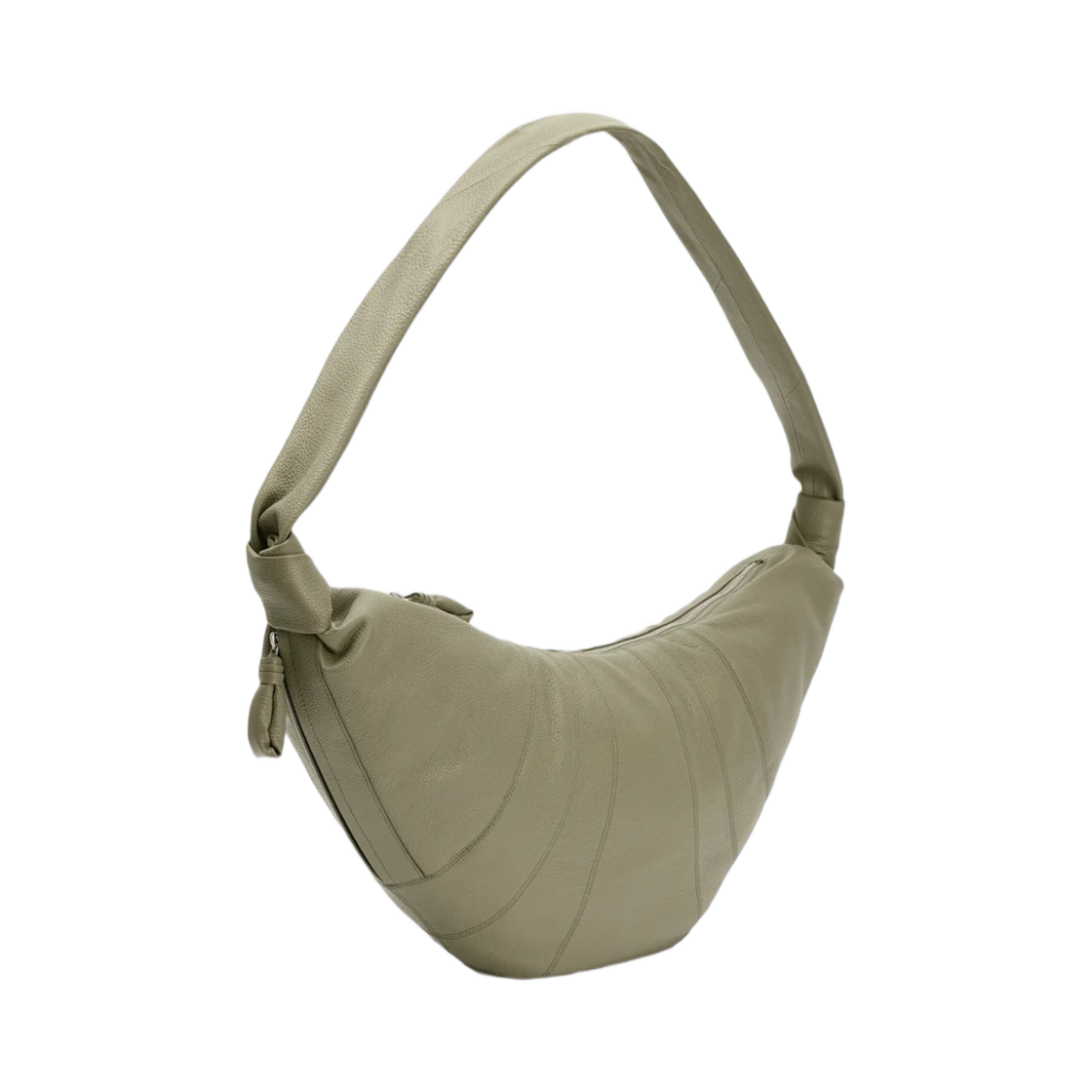 르메르 소프트 그레인드 레더 라지 크루아상 백 더스티 카키(Lemaire Soft Grained Leather Large Croissant Bag Dusty Khaki) - 2