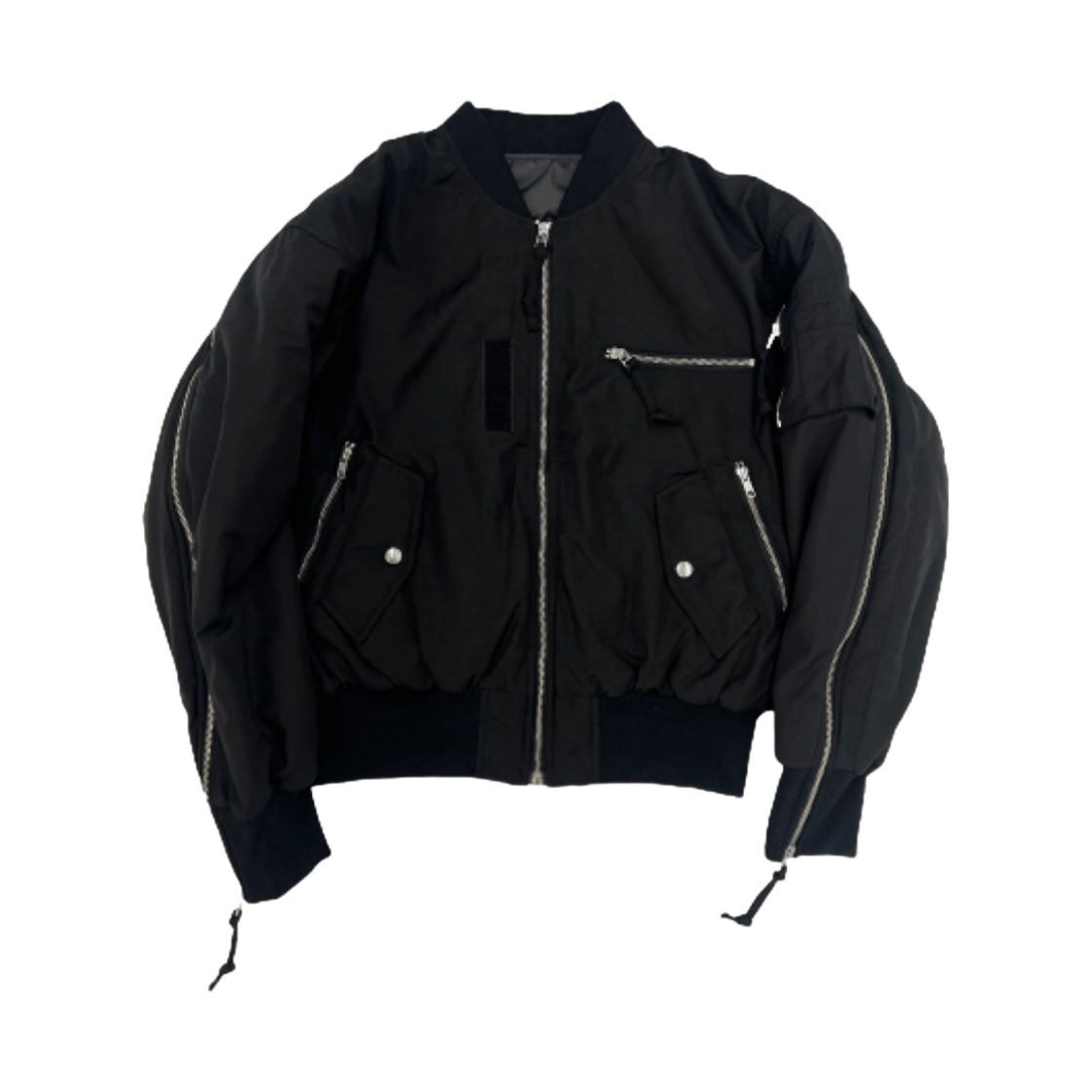 그레일즈 멀티 지퍼 봄버 자켓 블랙(Grailz Multi Zipper Bomber Jacket Black)