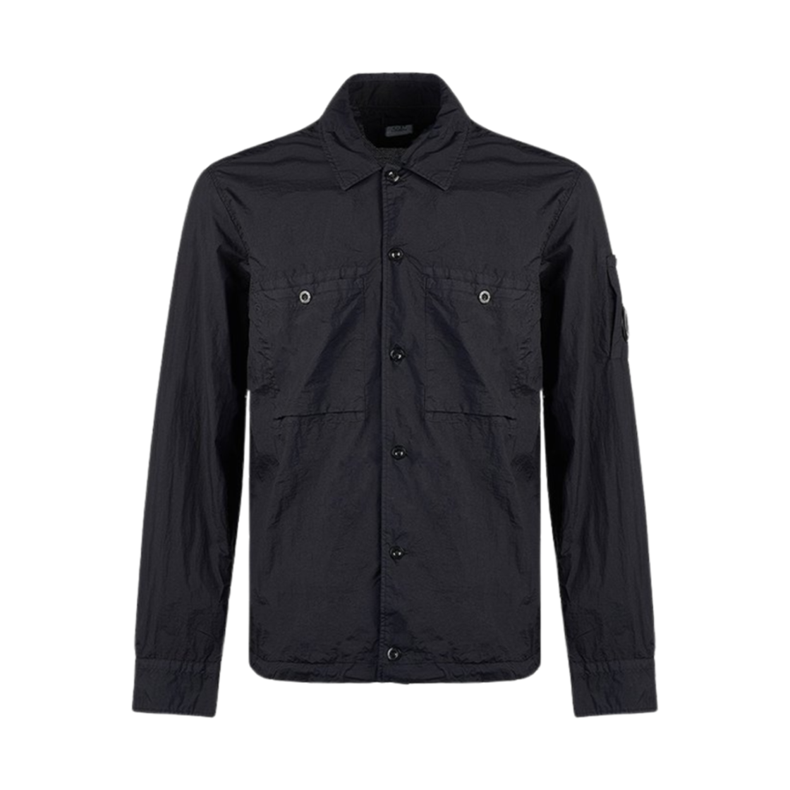 13CMSH194A005783G999 C.P. Company Lens Wappen Shirt Black - 22FW