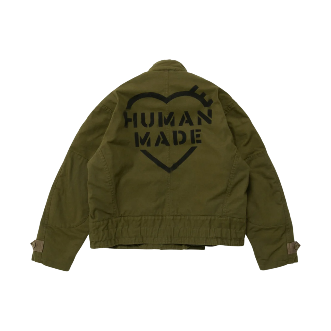 휴먼 메이드 밀리터리 모터사이클 자켓 올리브 드랩(Human Made Military Motorcycle Jacket Olive Drab) - 2