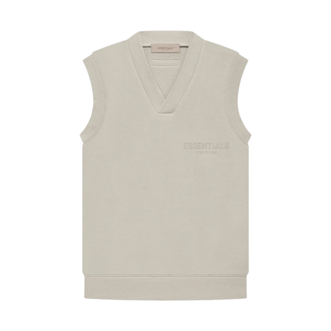 (W) 에센셜 브이넥 베스트 스모크 - 22FW((W) Essentials V-Neck Vest Smoke - 22FW) - 1