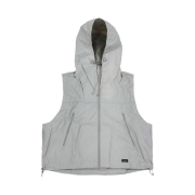 keek Pillowdy Utility Nylon Vest Gray
