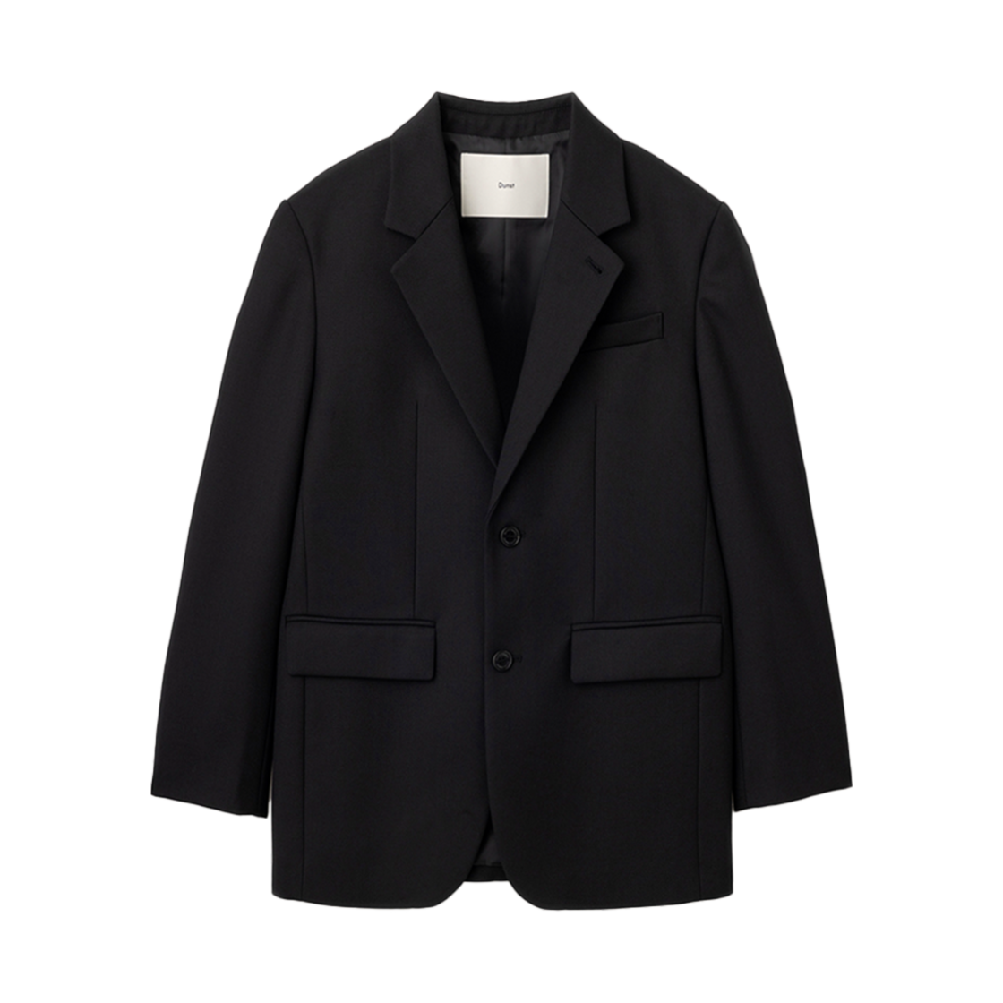 UDJA5A102BK Dunst Unisex 2 Button Wool Blazer Black