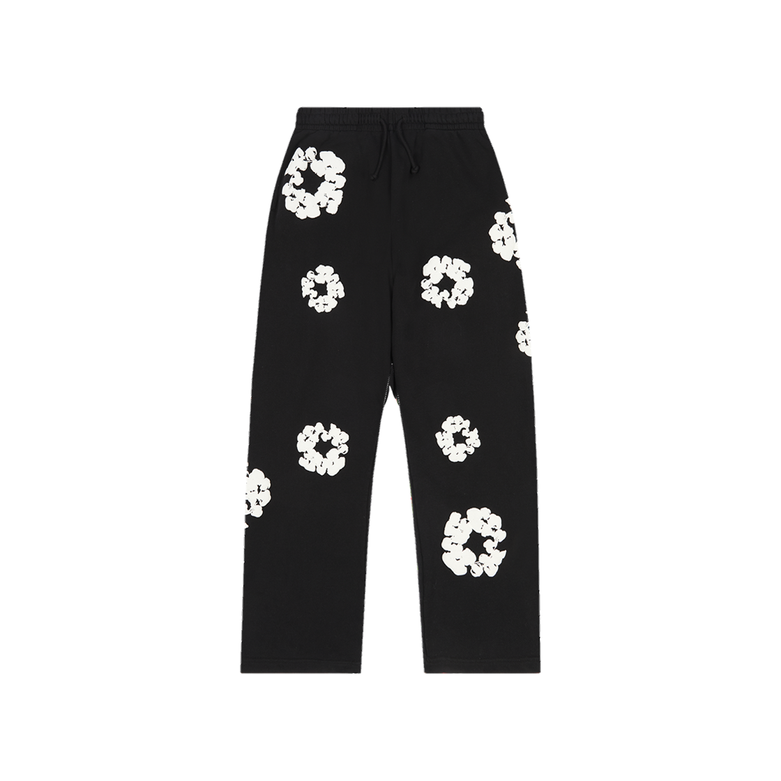 데님 티어스 코튼 리쓰 배기 스웨트팬츠 블랙(Denim Tears Cotton Wreath Baggy Sweatpants Black)