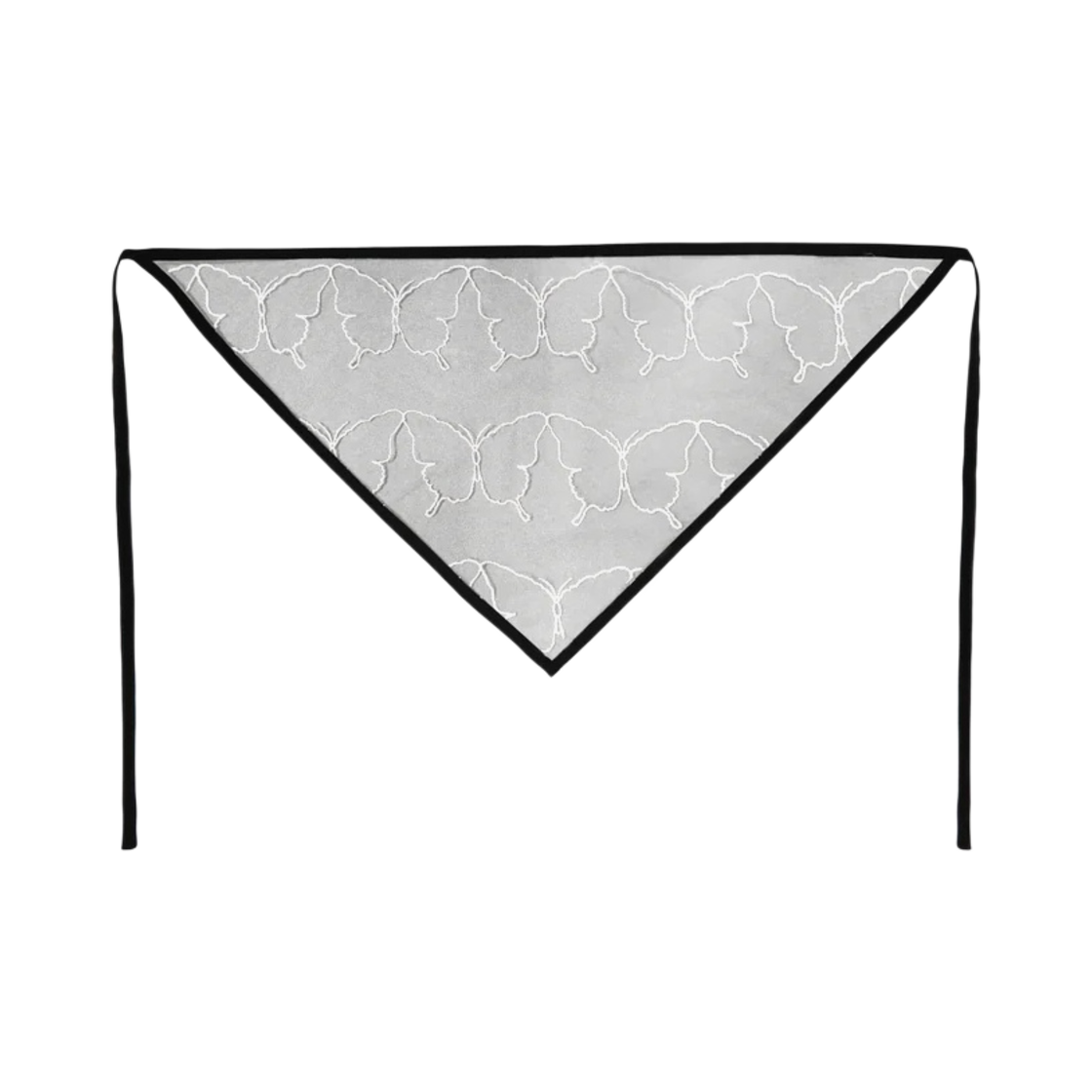 샌디 리앙 버터플라이 그리드 나인티 반다나 메쉬(Sandy Liang Ninety Bandana in Butterfly Grid Mesh)