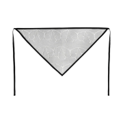 Sandy Liang Ninety Bandana in Butterfly Grid Mesh