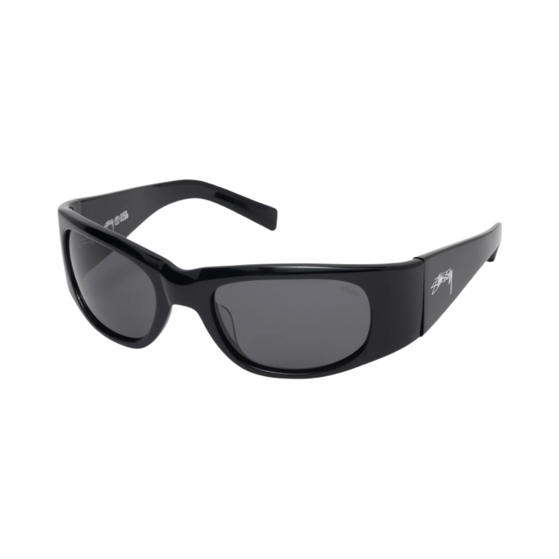 스투시 르네 선글라스 블랙 블랙 렌즈(Stussy Rene Sunglasses Black Black Lens) - 2