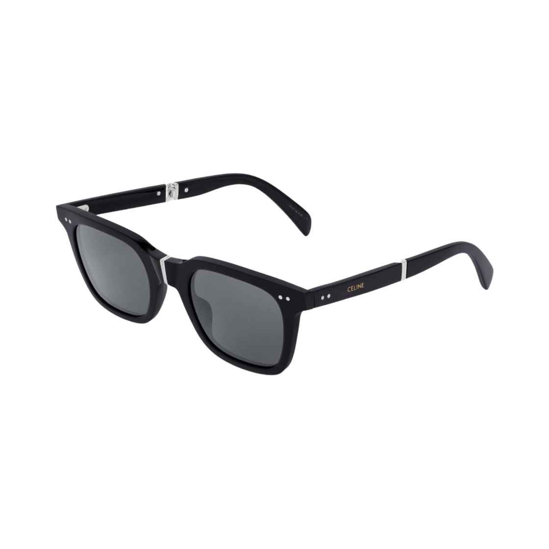 셀린느 아세테이트 메탈 블랙 프레임 44 선글라스 블랙(Celine Metal Black Frame 44 Sunglasses in Acetate Black) - 2