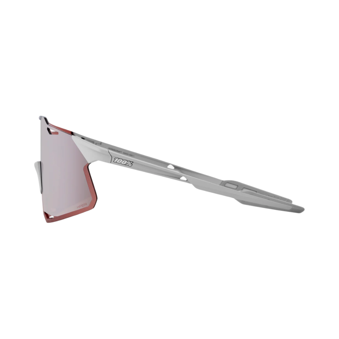100퍼센트 하이퍼크래프트 매트 스톤 그레이 하이퍼 실버 미러 렌즈(100% Hypercraft Matte Stone Grey Hiper Silver Mirror Lens) - 3