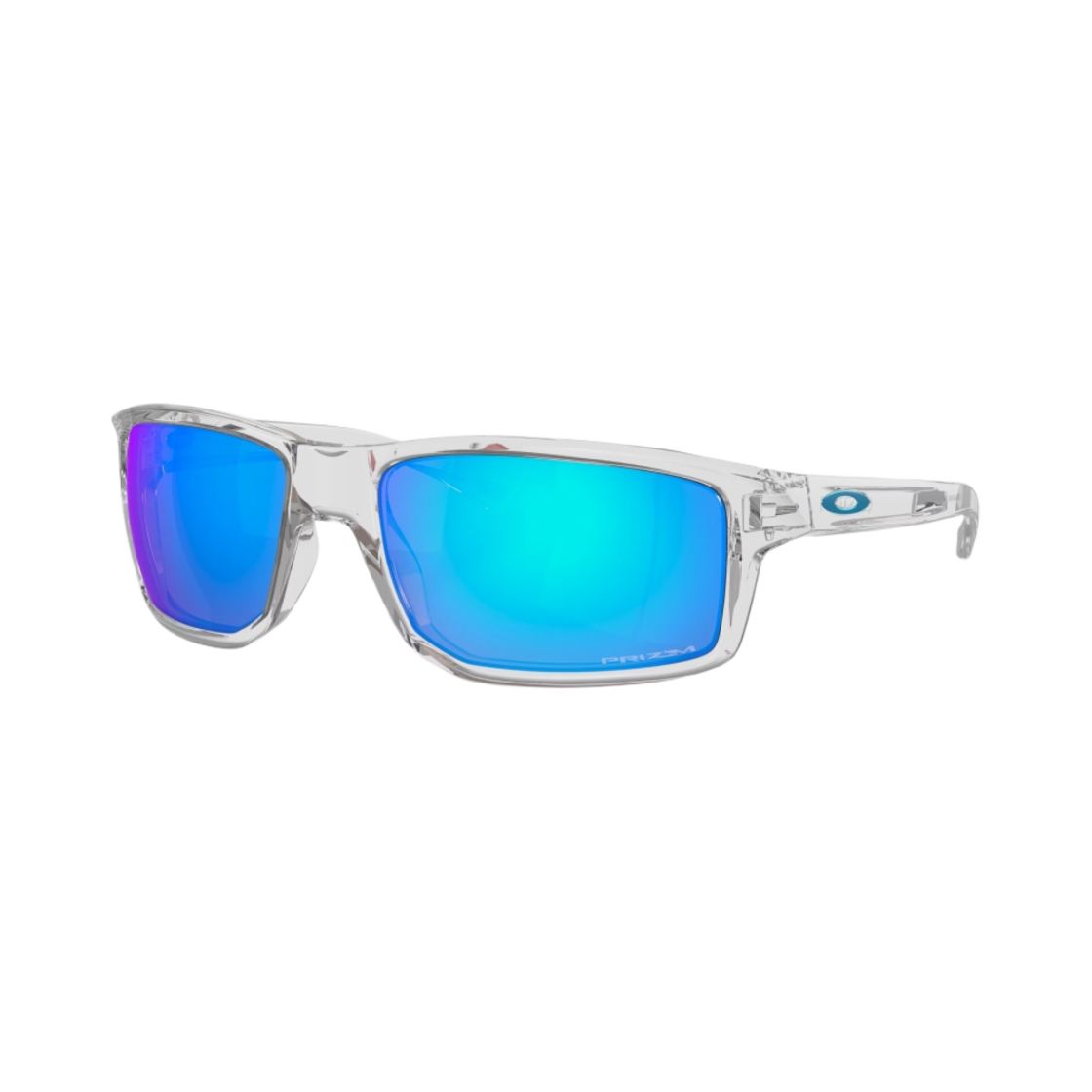 오클리 깁스턴 폴리쉬드 클리어 프레임 프리즘 사파이어 렌즈 하이 브릿지 핏(Oakley Gibston Polished Clear Frame Prizm Sapphire Lenses High Bridge Fit) - 1