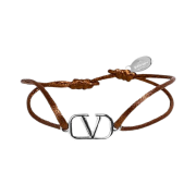 Valentino Vlogo Signature Cotton Bracelet Fondant