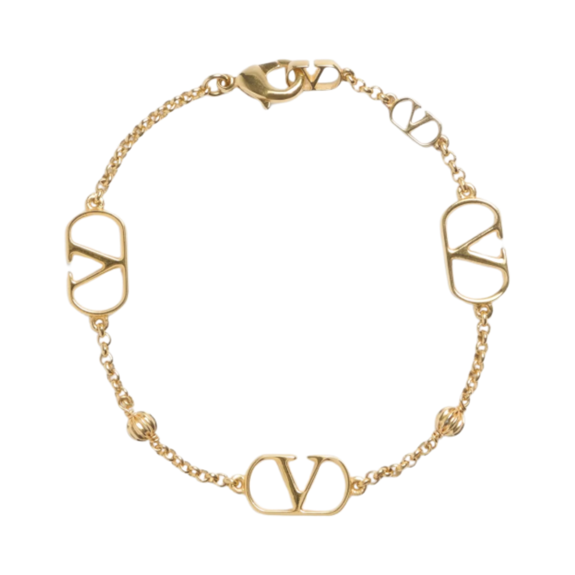 J0X83METL01 (W) Valentino Vlogo Signature Metal Bracelet Gold