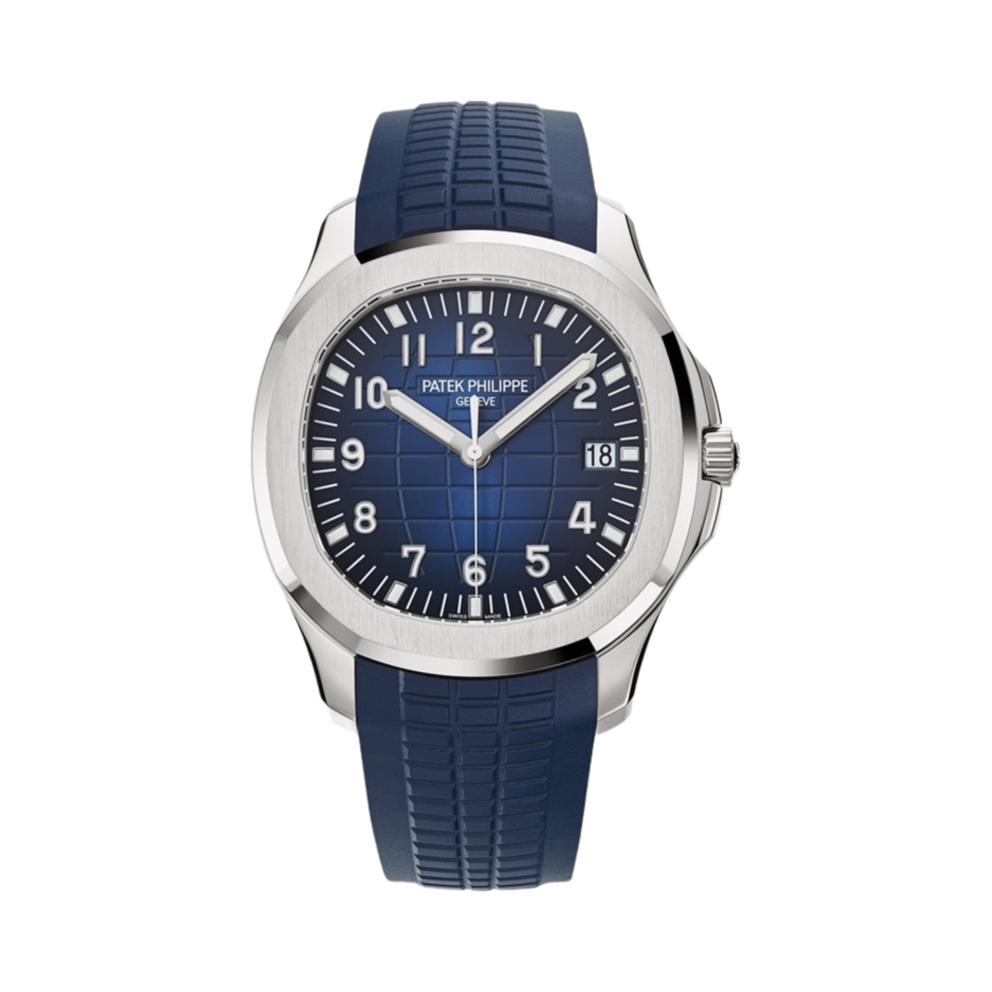파텍 필립 아쿠아넛 42mm 5168G-001 화이트 골드 블루 다이얼 미드나잇 블루(Patek Philippe Aquanaut 42mm 5168G-001 White Gold Blue Dial Midnight Blue)