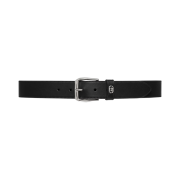 Gucci Belt with Square Buckle and Interlocking G Black Leather